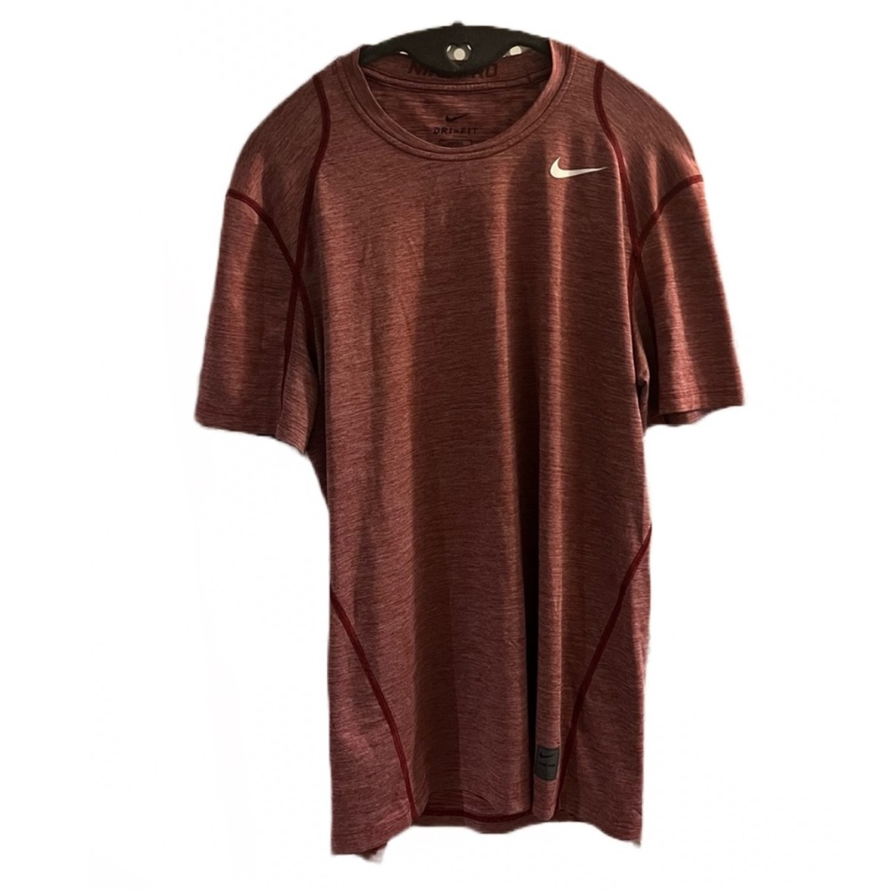 Nike Men’s Dry-Fit Running Shirt Size Medium in turbo red. GUC